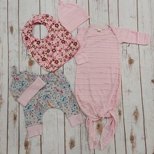Baby Set Mermaid Sleeper - Unicorn Harem Leggings